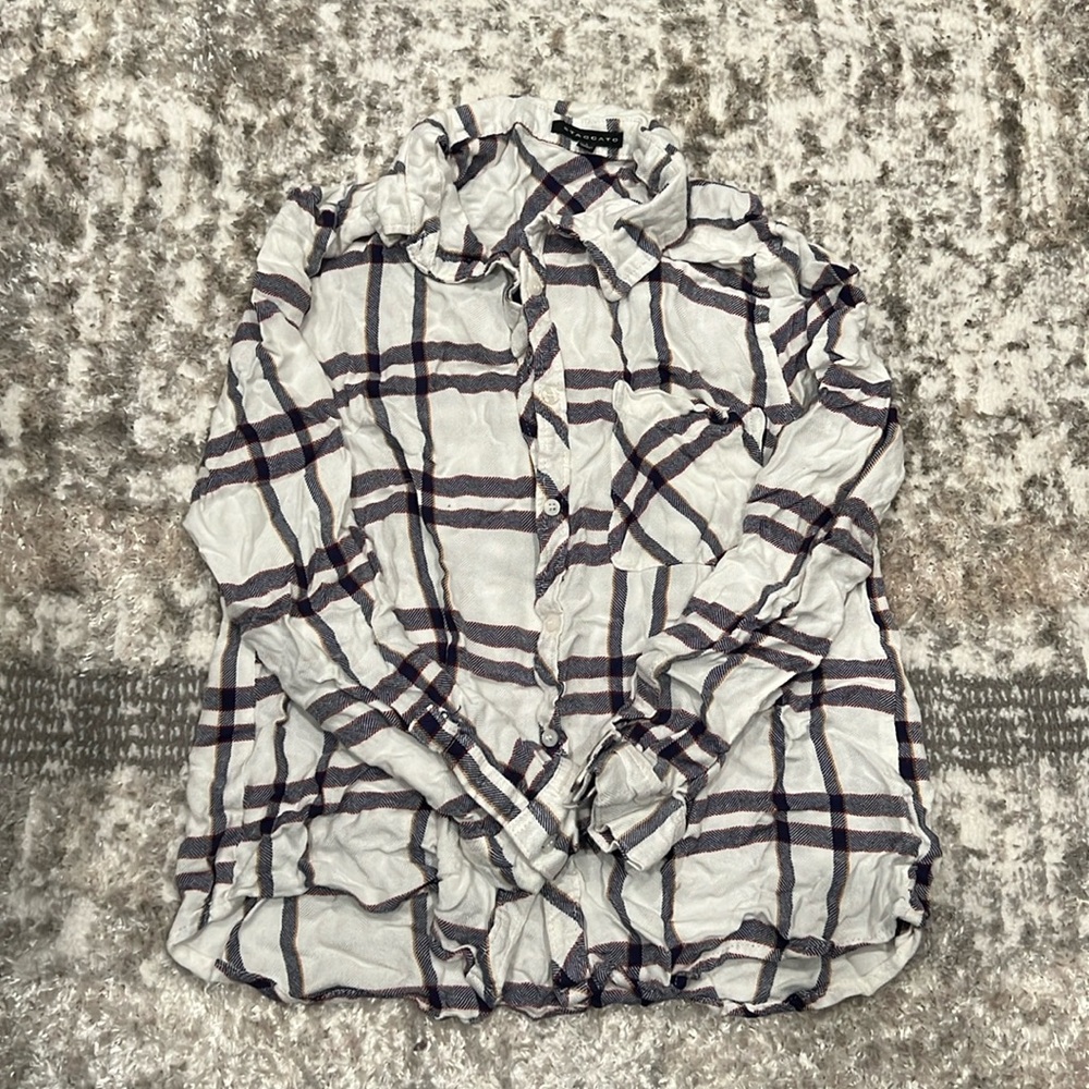 Black and white flannel